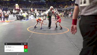 78 lbs Round Of 32 - Brielle Reed, Susquenita vs Piper Full, Abington Heights