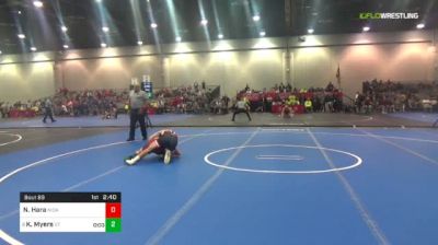 133 lbs Rd Of 32 - Nicholas Hara, North Idaho vs Korbin Myers, Virginia Tech