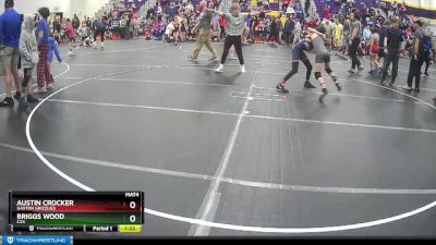 80 lbs Quarterfinal - Briggs Wood, C2X vs Austin Crocker, Gaston Grizzlies