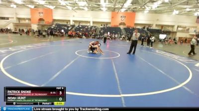 141 lbs Cons. Round 3 - Noah Hunt, Pennsylvania College Of Technology vs Patrick Snoke, Pennsylvania College Of Technology