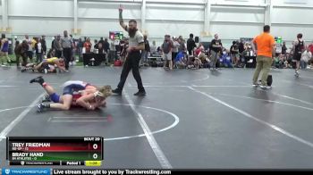 120 lbs Round 4 (10 Team) - Brady Hand, 84 Athletes vs Trey Friedman, Rd-Up