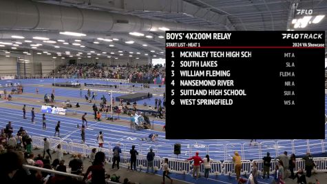 High School Boys' 4x200m Relay, Finals 1