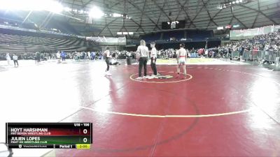 106 lbs Champ. Round 2 - Julien Lopes, Fight On Wrestling Club vs Hoyt Harshman, Mat Demon Wrestling Club