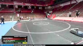 132 lbs D1/d2/d3 Finals (sat 3:00 P.m.) - Sam Kelling, Amery vs Caleb Delebreau, Luxemburg-Casco