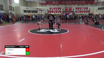 50 lbs Champ. Round 1 - Leo Stang, ROCORI vs Charlie Kim, No Nonsense Wrestling