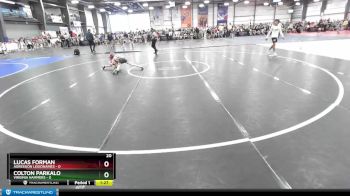 72 lbs Rd# 1 9:00am Friday - Lucas Forman, Agression Legionaries vs Colton Parkalo, Virginia Hammers