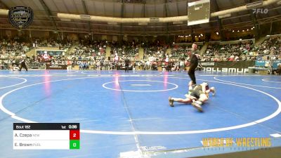 70 lbs Consolation - Aden Czepa, New Prague Wrestling vs Ewan Brown, Purler Wrestling Academy (PWA-NWA)