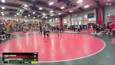 125 lbs Cons. Round 6 - Gwendolyn Jewell, Foothill vs Alea Otsuka, SLAM