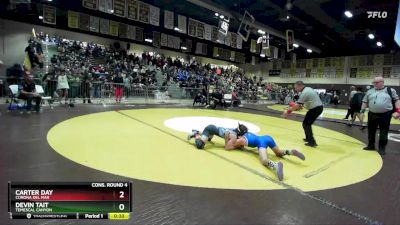 106 lbs Cons. Round 4 - Devin Tait, Temescal Canyon vs Carter Day, Corona Del Mar