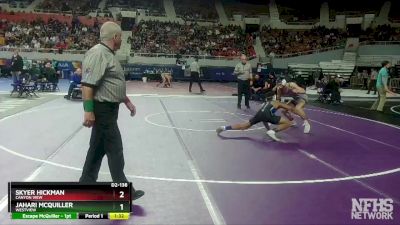 D2-138 lbs Semifinal - Skyer Hickman, Canyon View vs Jahari McQuiller, Westview