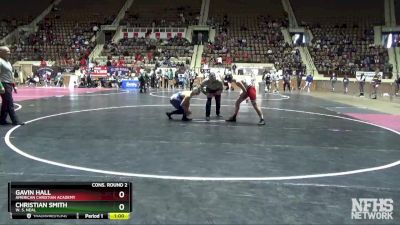 132 lbs Cons. Round 2 - Gavin Hall, American Christian Academy vs Christian Smith, W. S. Neal