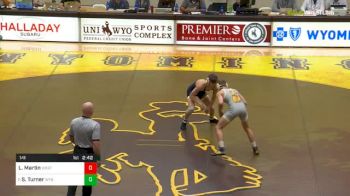 141 lbs Luke Martin, West Virginia vs Sam Turner, Wyoming