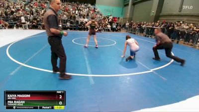 114 lbs Semifinal - Kaiya Maggini, Del Oro vs Mia Ragan, Thunder Ridge