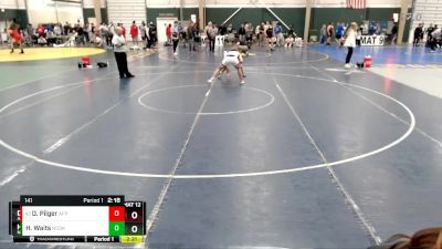 141 lbs Cons. Round 6 - Dylan Pilger, Air Force Prep vs Hunter Waits, Northeast Oklahoma