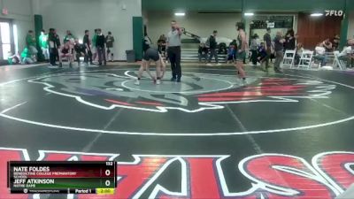 132 lbs Quarterfinal - Nate Foldes, Benedictine College Preparatory School vs Jeff Atkinson, Notre Dame