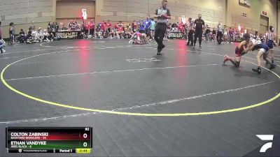 82 lbs Semis & 1st Wrestleback (8 Team) - Colton Zabinski, Backyard Brawlers vs Ethan VanDyke, Ares Black