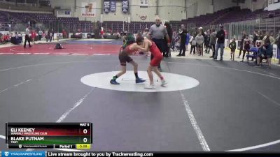 75 lbs Round 1 - Blake Putnam, Troy vs Eli Keeney, Waverly Wrestling Club