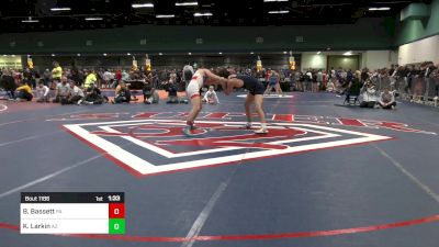 132 lbs Semifinal - Bo Bassett, PA vs Kyler Larkin, AZ