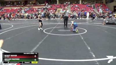 73 lbs Semifinal - Brooks Blevins, Triumph vs Wyatt Boyer, Victory