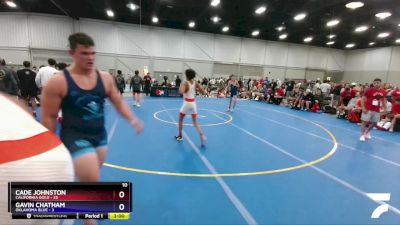 100 lbs Placement Matches (8 Team) - Cade Johnston, California Gold vs Gavin Chatham, Oklahoma Blue