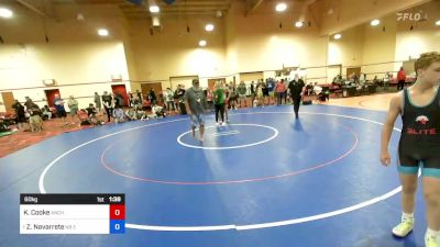 60 kg Cons 8 #2 - Kenton Cooke, Anchorage Youth Wrestling Academy vs Zayn Navarrete, NB Elite Wrestling Club