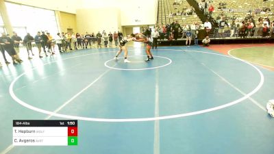 184-A lbs Semifinal - TJ Hepburn, Wolf Gang Wrestling Academy vs Christos Avgeros, Averett