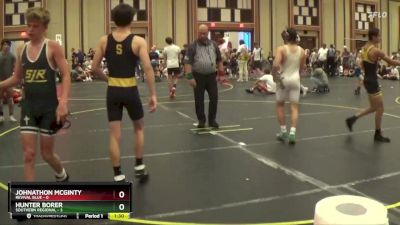 117 lbs Semis & 1st Wrestleback (8 Team) - Hunter Borer, Southern Regional vs Johnathon McGinty, Revival Blue