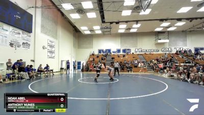 149 lbs Quarters & 1st Wb (16 Team) - Anthony Nunes, Modesto Junior College vs Noah Abel, Sierra College