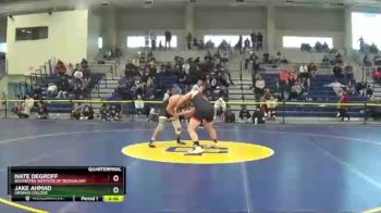 285 lbs Quarterfinal - Jake Ahmad, Ursinus College vs Nate DeGroff, Rochester Institute Of Technology