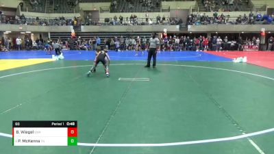 60 lbs Cons. Round 2 - Parker McKenna, Team Nazar vs Bain Wiegel, Sarbacker Wrestling Academy