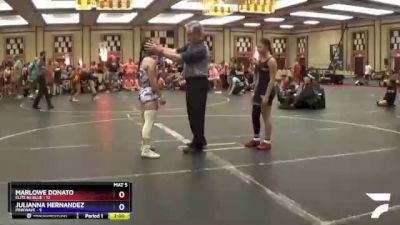 118 lbs Round 1 (10 Team) - Marlowe Donato, Elite NJ Blue vs Julianna Hernandez, PinkWave