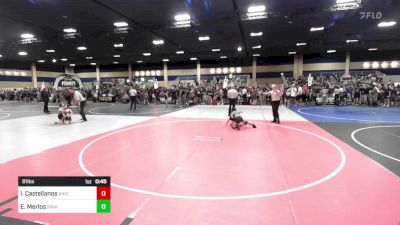 81 lbs Consi Of 4 - Isaac Castellanos, Aniciente TC vs Emery Merlos, Savage House WC