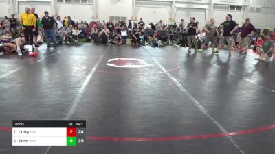 150 lbs Pools - Cash Curry, EP Rattlers vs Gregory Eddy, Dayton Bandits - Black