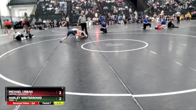 132 lbs Round 4 (16 Team) - Michael Urban, Norton Community vs Harley Winterrowd, York