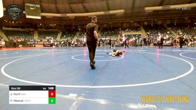 90 lbs Final - Joely Hunt, Vian Wrestling Club vs Piper Weaver, Open Mats