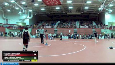 70 lbs Quarterfinal - George Guseilla, Urey Middle School vs Haedyn Cochran, Contenders Wrestling Academy