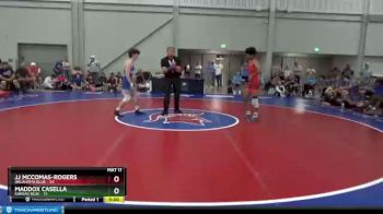 126 lbs Round 1 (16 Team) - JJ McComas-Rogers, Oklahoma Blue vs Maddox Casella, Kansas Blue