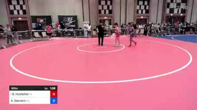 92 lbs Semifinal - Grayson Hostetter, Pa vs Ayden Beavers, Md