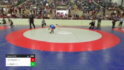 46 lbs Consi Of 8 #1 - Herlon Fayard, Patriot Wrestling Club vs Landon Scott, Level Up Wrestling Center