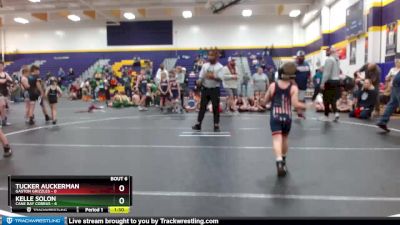 45 lbs Round 2 (6 Team) - Kelle Solon, Cane Bay Cobras vs Tucker Auckerman, Gaston Grizzles