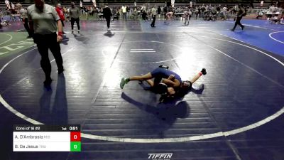 70 lbs Consi Of 16 #2 - Anthony D'Ambrosio, Red Nose vs Brayden De Jesus, Triumph Trained