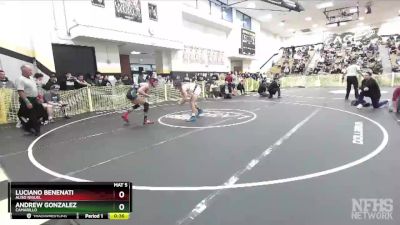 152 lbs Cons. Round 4 - Andrew Gonzalez, Camarillo vs Luciano Benenati, Aliso Niguel