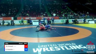 92kg Quarterfinal - Michealjeet Grewal, Guru Gobind Singh WC vs Attila Adamko, London-Western WC