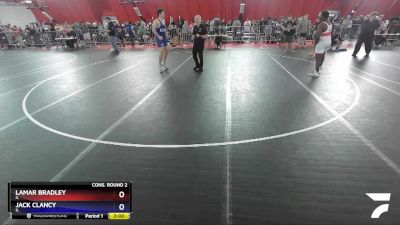 220 lbs Cons. Round 2 - Lamar Bradley, IL vs Jack Clancy, IL