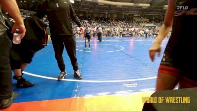 81 lbs Round Of 16 - Emery Merlos, Savage House Wrestling Club vs Keira Cunningham, Unattached