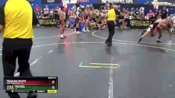 56 lbs Round 3 (6 Team) - Cole Trickel, Olympia vs Teagan Duits, Mat Monsters