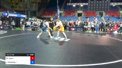 170 lbs Rnd Of 128 - Matthew Jens, Illinois vs Jeremy Manibog, Texas