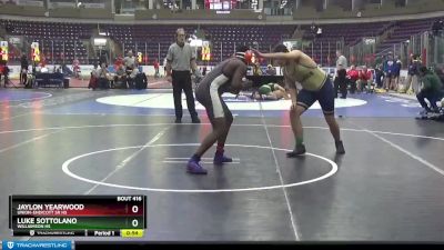 215 lbs Cons. Round 4 - Jaylon Yearwood, Union-Endicott Sr HS vs Luke Sottolano, Williamson Hs