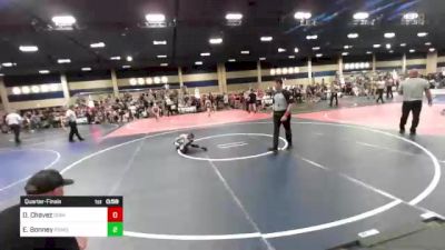 57 lbs Quarterfinal - Dominik Chavez, Dominate WC vs Edward Bonney, Pomona Elite