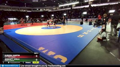 Girls 125 lbs Cons. Round 4 - Serenity Ayala, Othello (Girls) vs Aurora Martin, W. F. West (Girls)